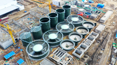 記盈和瑞環(huán)境具有里程碑意義的項目 ——超大型乳品廢水搪瓷拼裝罐項目