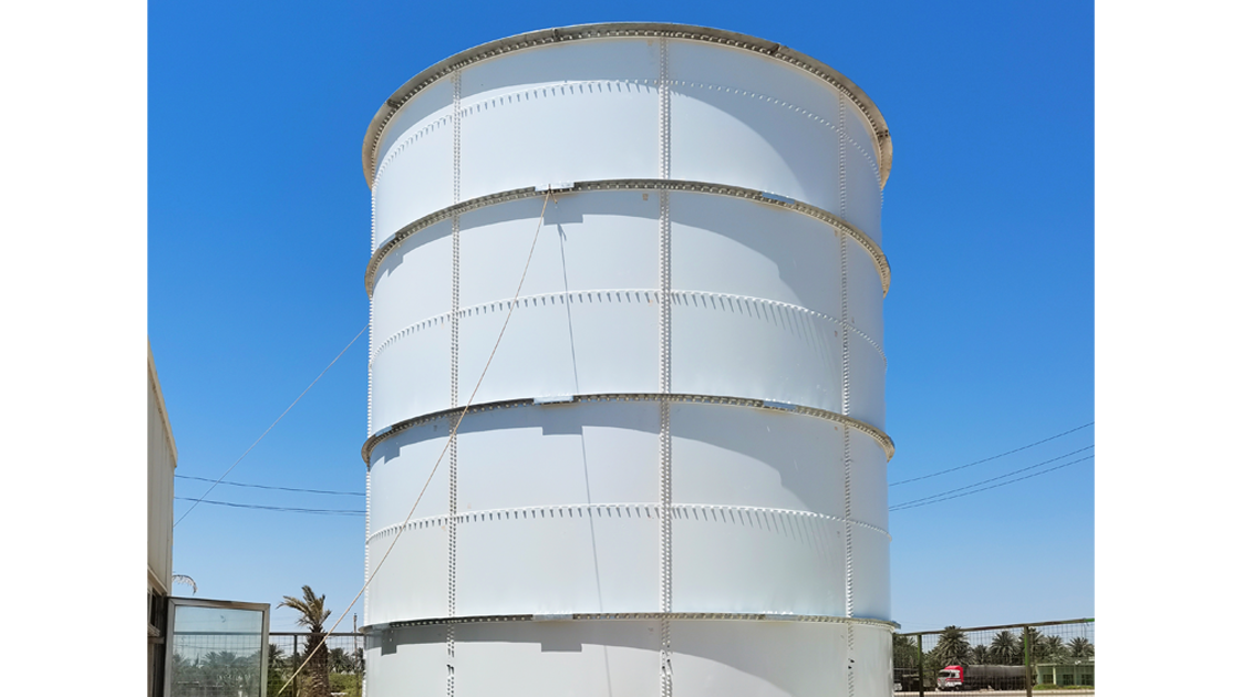 盈和瑞環境海外資訊｜伊拉克飲用水搪瓷拼裝罐項目順利竣工