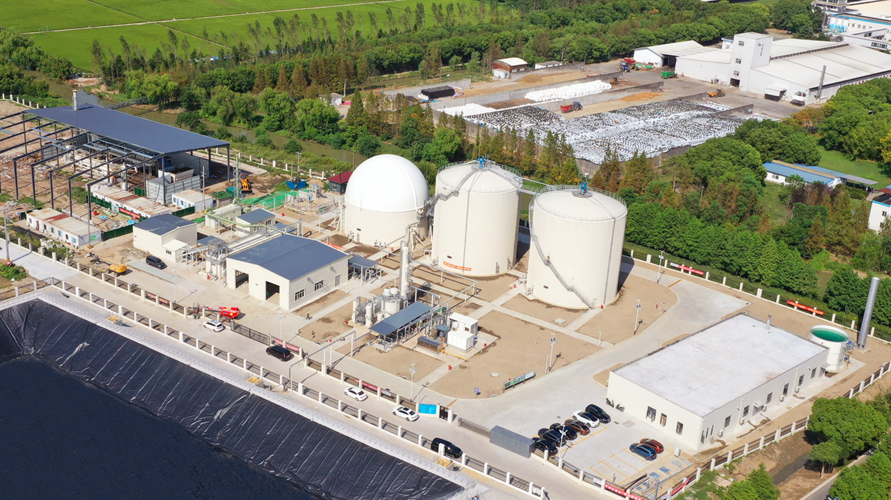 上海金山｜光明牧場糞污處理項目一期